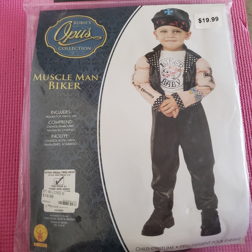 Muscle Man Biker Halloween Costume